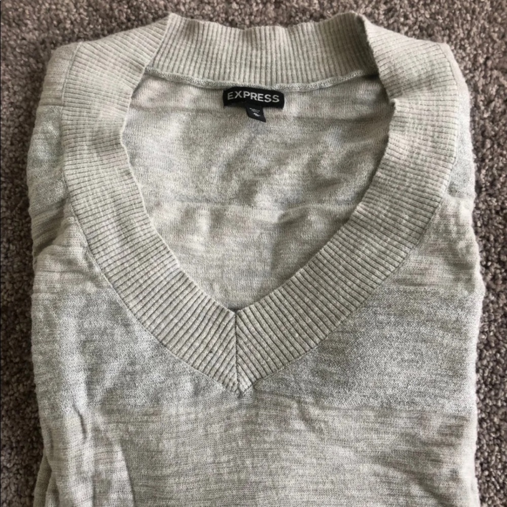 Express lightweight sweater V-neck